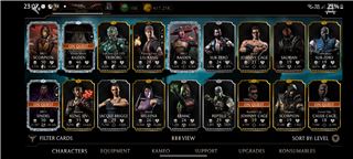 Accounts Mortal Kombat X Mobile